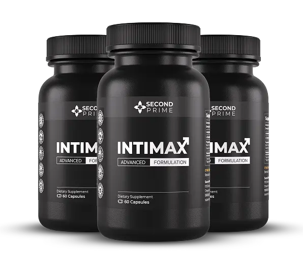 Intimax 3 bottle bundle for maintaining a consistent daily male vitality and wellness routine